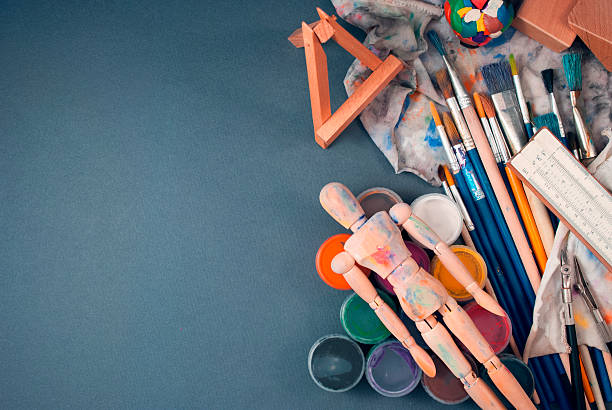 istock Ambience of art workplace. 499172184