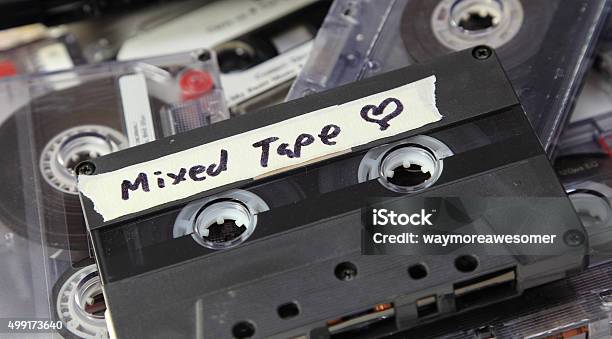 Mixed Tape Stock Photo - Download Image Now - Mixtape, Audio Cassette, Love - Emotion