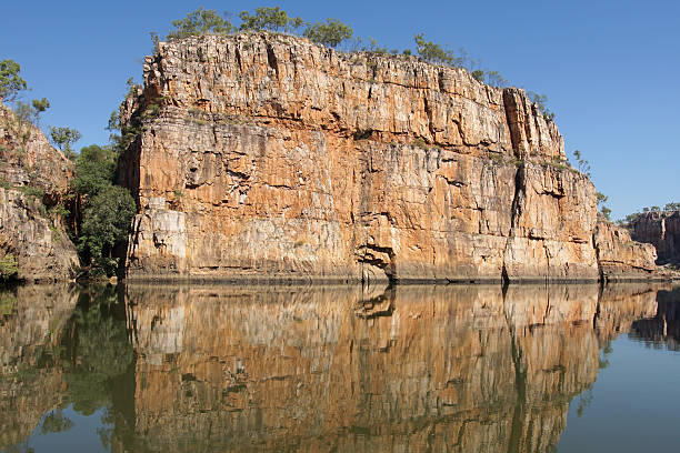 parc national de nitmiluk, australie - australia katherine northern territory ravine photos et images de collection