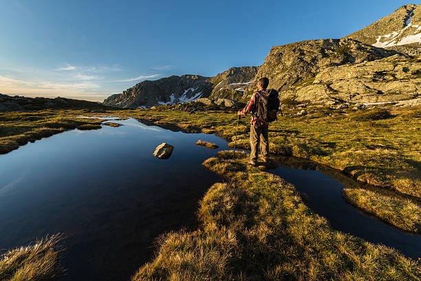 istock Warm sunrise in the Alps 499176073