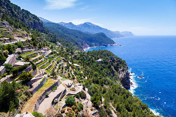 Tramuntana Mountain Range, Majorca stock photo