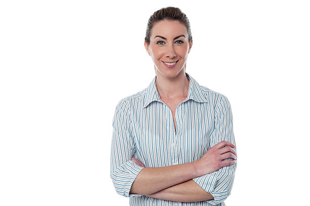 istock Attractive confident female employer 499176629