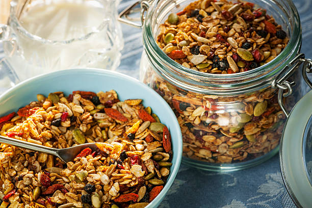 istock Serving of homemade granola 499176687