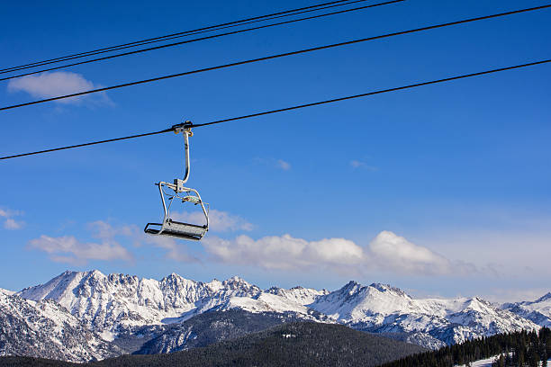 istock Ski Lift at Vail, Colorado 499180196