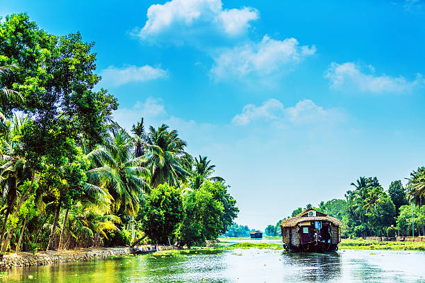istock Traditional Houseboat on Kerala Backwaters 499180634