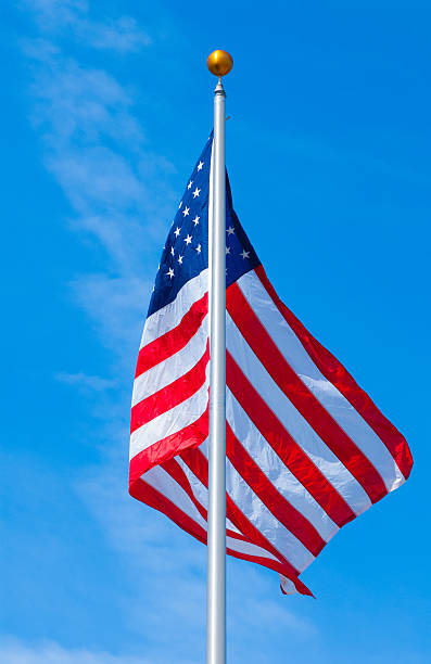 istock American Flag Billowing in the Wind 499180810