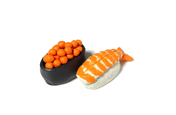 istock miniature sushi model from japanese clay 499182736