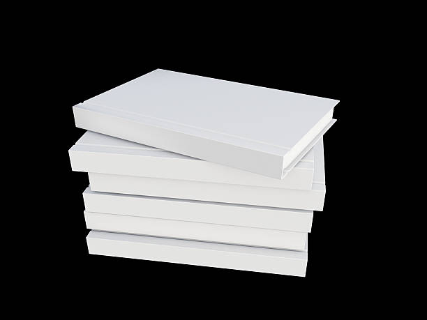 istock white cover book isolated on black 499184344