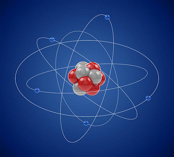 planetary modell der atom - physics atom electron chemistry stock-fotos und bilder