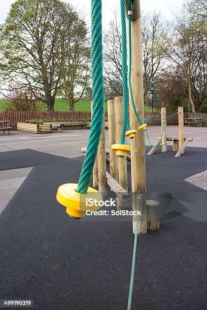 Playground Equipment Stock Photo - Download Image Now - Adventure, Asphalt, Balance