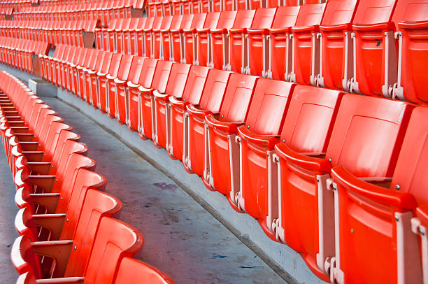 istock Public national stadium main stand. 499190939