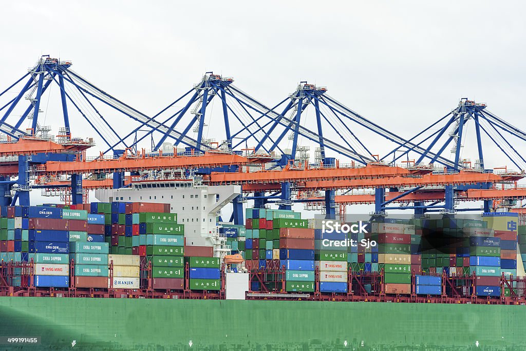 Frachtschiff - Lizenzfrei Hafen Stock-Foto
