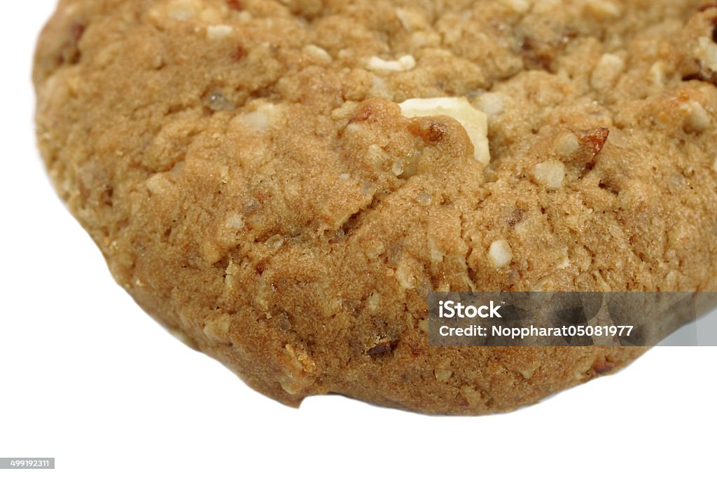 Macro Tiro de amêndoa cookies. - Royalty-free Amontoar Foto de stock