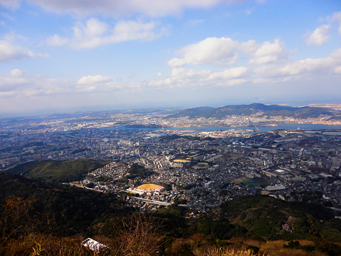 Cityscape of Fukuoka Kitakyushu, Japan
