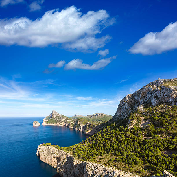 Majorca mirador Formentor Cape in Mallorca island of spain