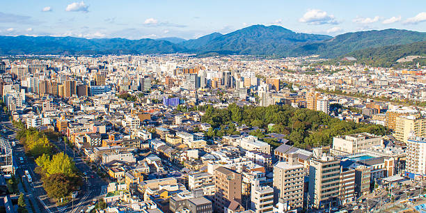 istock panoramic view of Kyoto. Japan 499200774