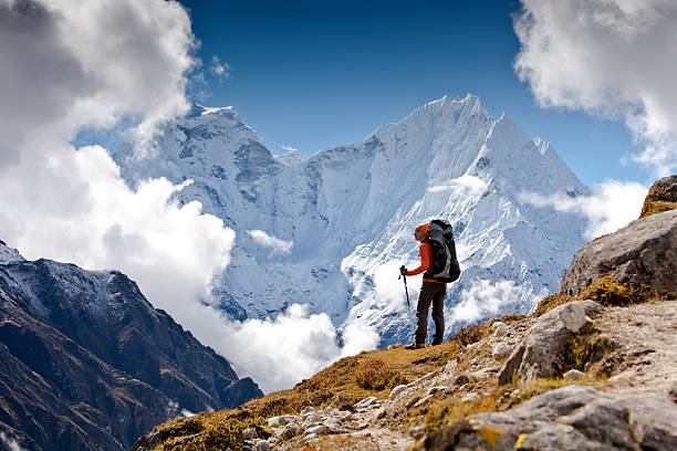 istock Hiking in Himalaya mountains 499204578