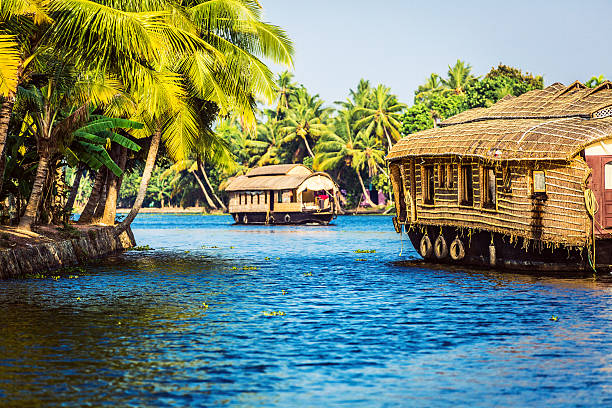 istock Traditional Houseboat on Kerala Backwaters 499204786