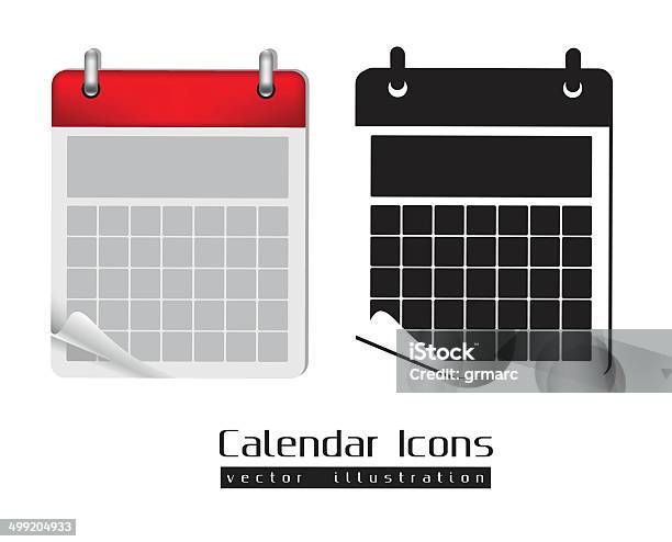 Calendar Icons Stock Illustration - Download Image Now - Almanac - Publication, Calendar, Calendar Date