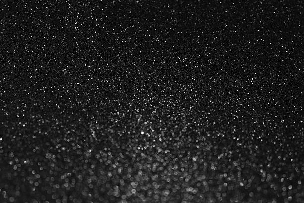 istock Festive twinkling lights on black background 499206978