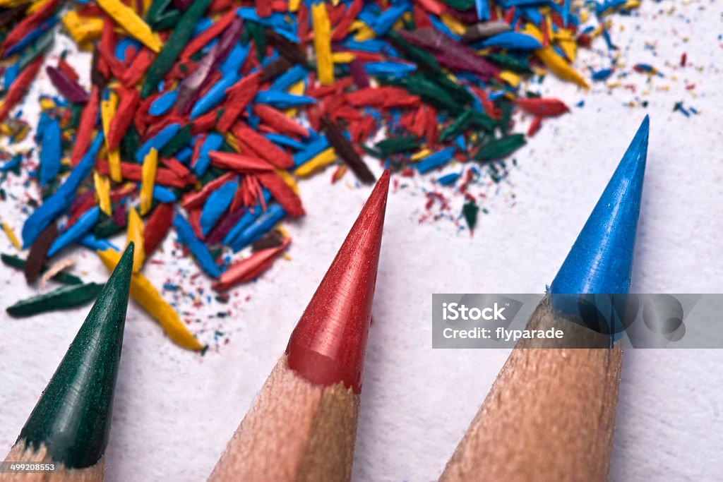 Développez les crayons - Photo de Aiguiser libre de droits