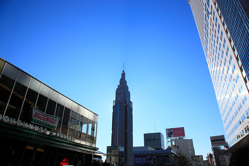 Cityscape of Shinjuku StationSout Exit Area