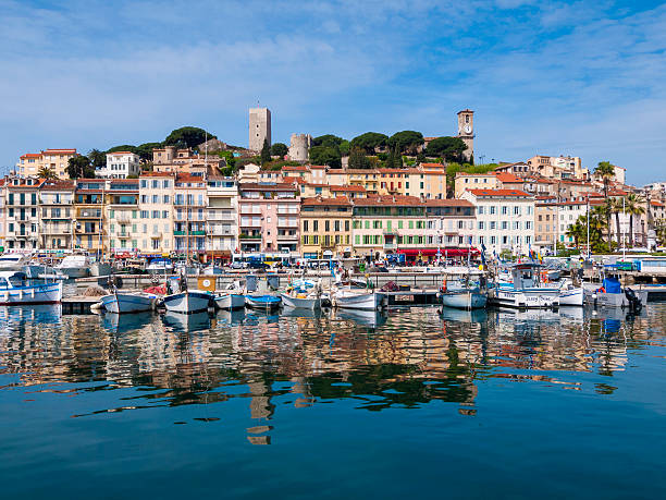 Cannes Waterfront stock photo