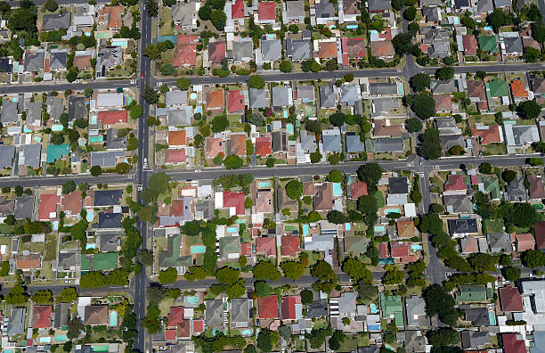 istock aerial view of the suburbs 499209092
