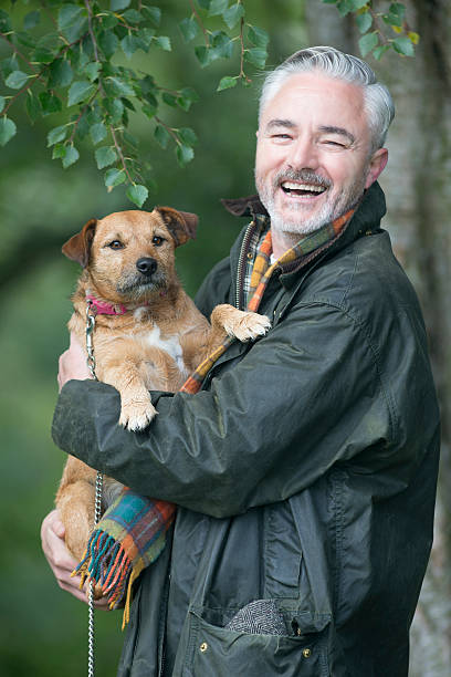 istock Happy man and his dog 499209178