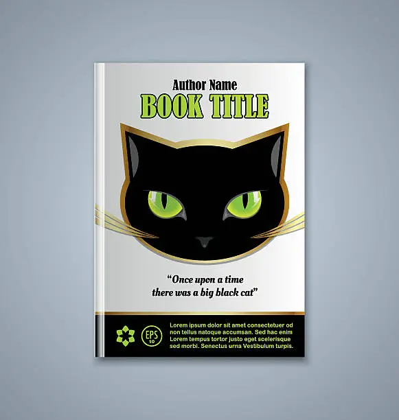 Vector illustration of Brochure cover template