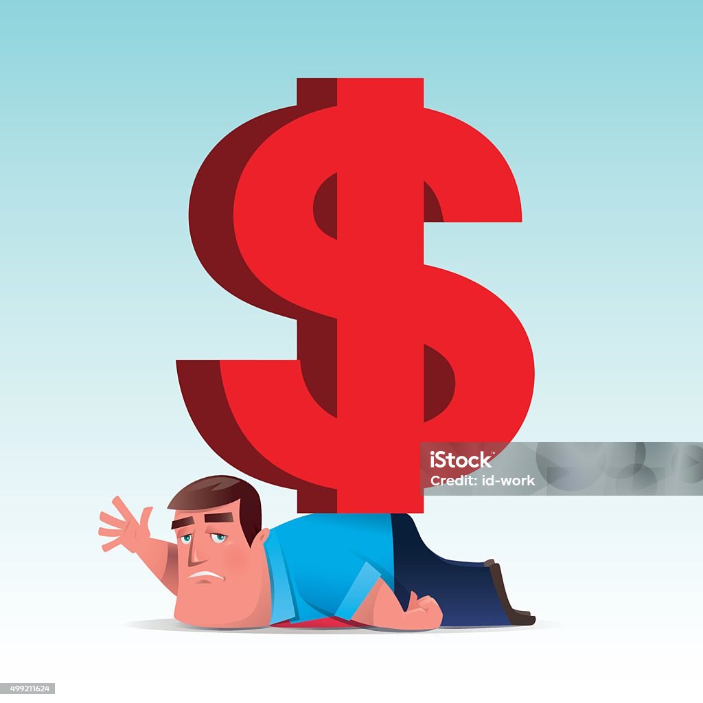 Money Problem Vector Financial Problems Stock Illustration - Download Image Now - 2015 ...