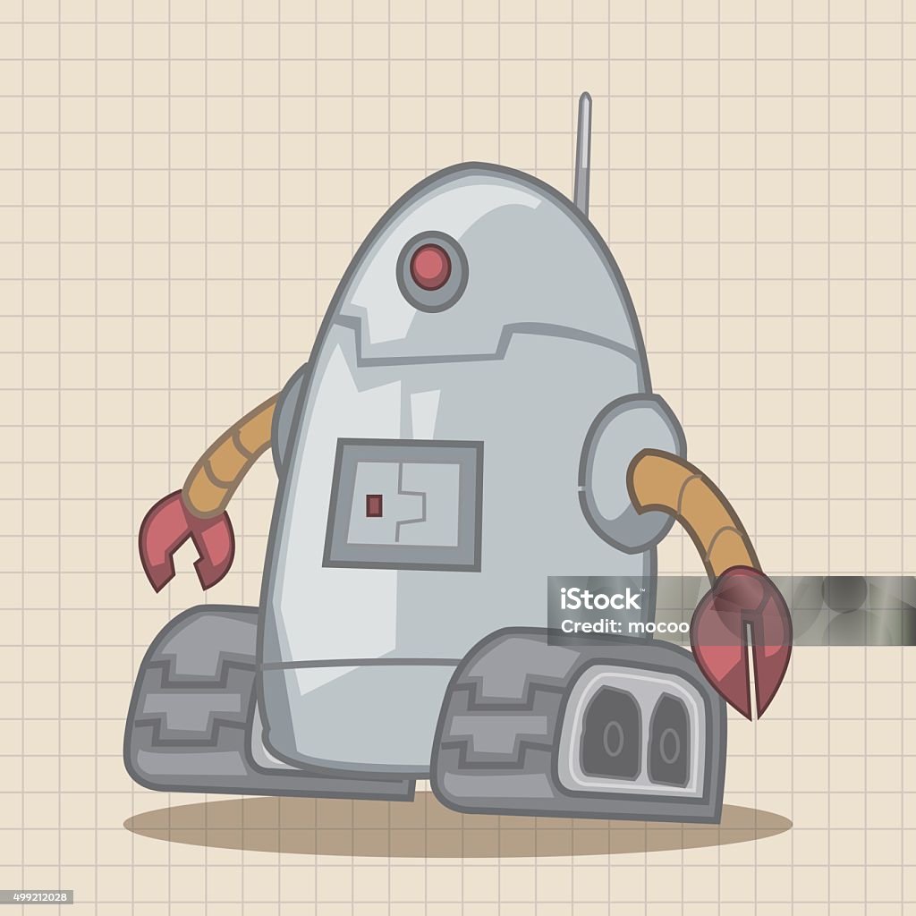 Robotics Theme Vector Robot Theme Elements Vector Eps Stock Illustration - Download Image Now ...