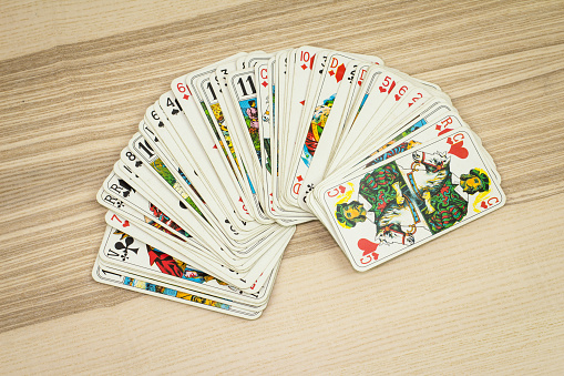 Deck of tarot cards