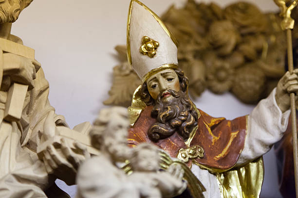 istock Carved Statue in Gift Shop Bavaria Germany 499224983