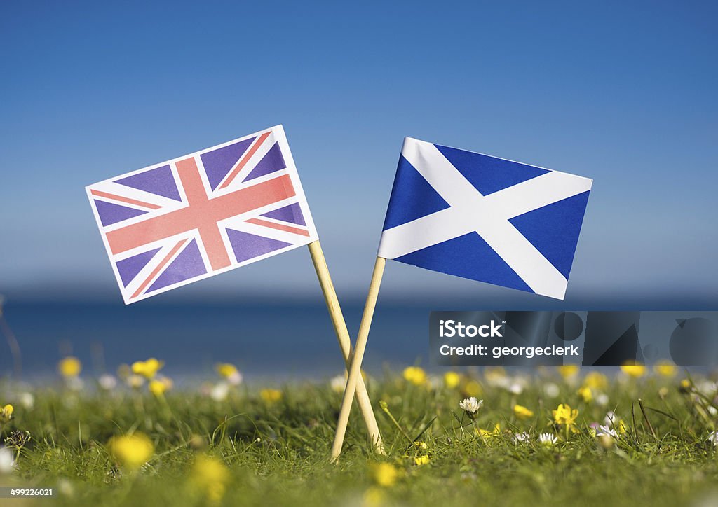 Scottish o "? - Foto stock royalty-free di Bandiera del Regno Unito