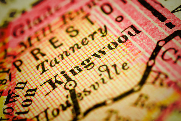 istock Kingwood | West Virginia on an Antique map 499227198