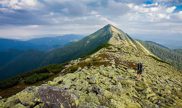 istock Hiking in Carpathian mountains 499228890