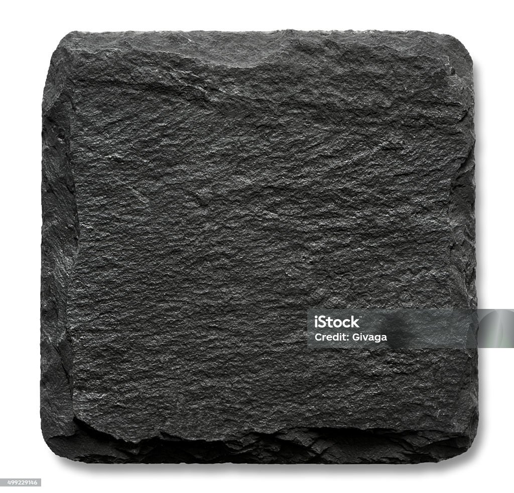 Square slate stand Square slate stand isolated on a white background 2015 Stock Photo