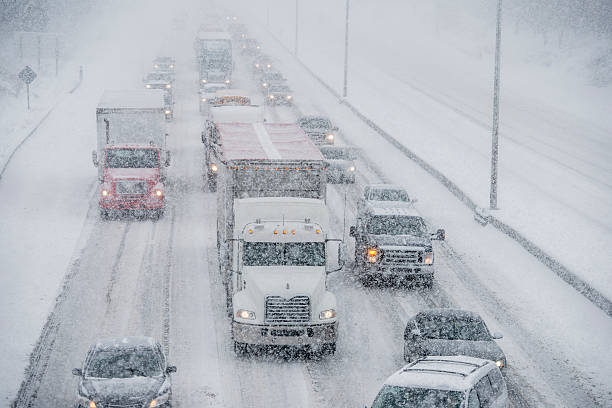 istock Navigating Snowy Roadways 499229470