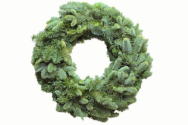 l'avvento di alloro - advent wreath foto e immagini stock