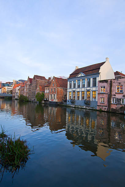 istock Buildings With Canal In Ghent 499230557