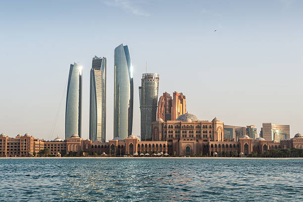 istock Abu Dhabi from the sea level 499230682