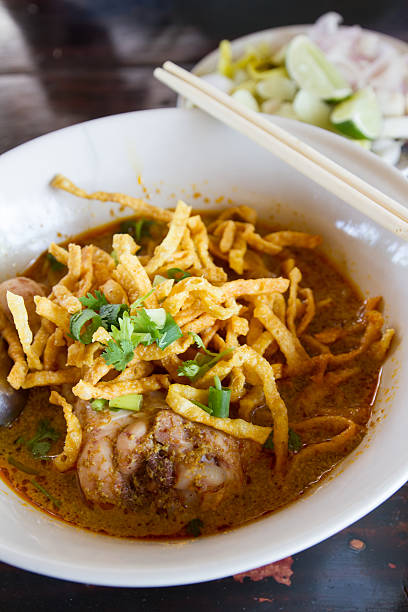 istock Khao Soi, Northern Thai Noodle Curry Soup 499230753
