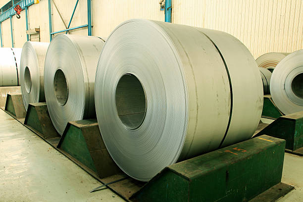 istock Cold-rolled strip steel production workshop 499234240