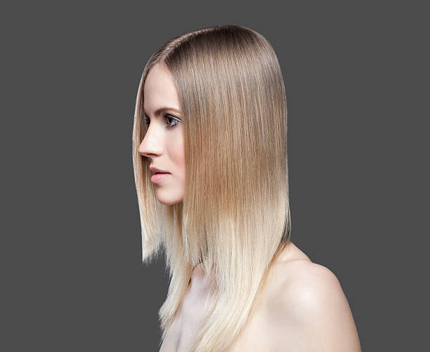 istock Beautiful lady with straight hair 499234692