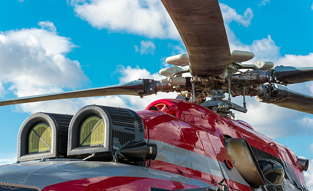 istock Military helicopter rotor blade detail 499237134