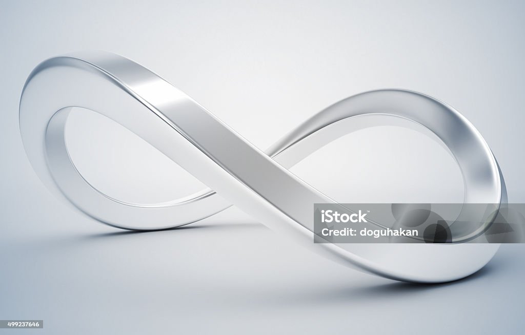 3d infinity symbol Infinity Stock Photo