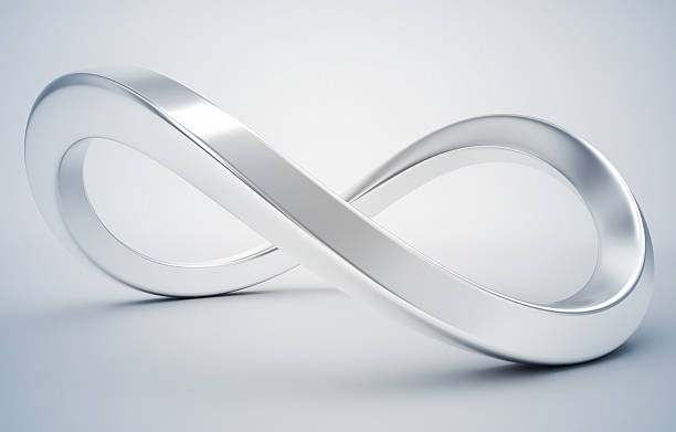3d infinity symbol 3d infinity symbol eternity stock pictures, royalty-free photos & images