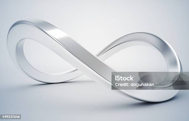 3d Infinity Symbol Stock Photo - Download Image Now - Infinity, Three Dimensional, Symbol