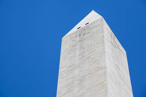 istock Obelisk of Washington monument in Blue sky background 499240867